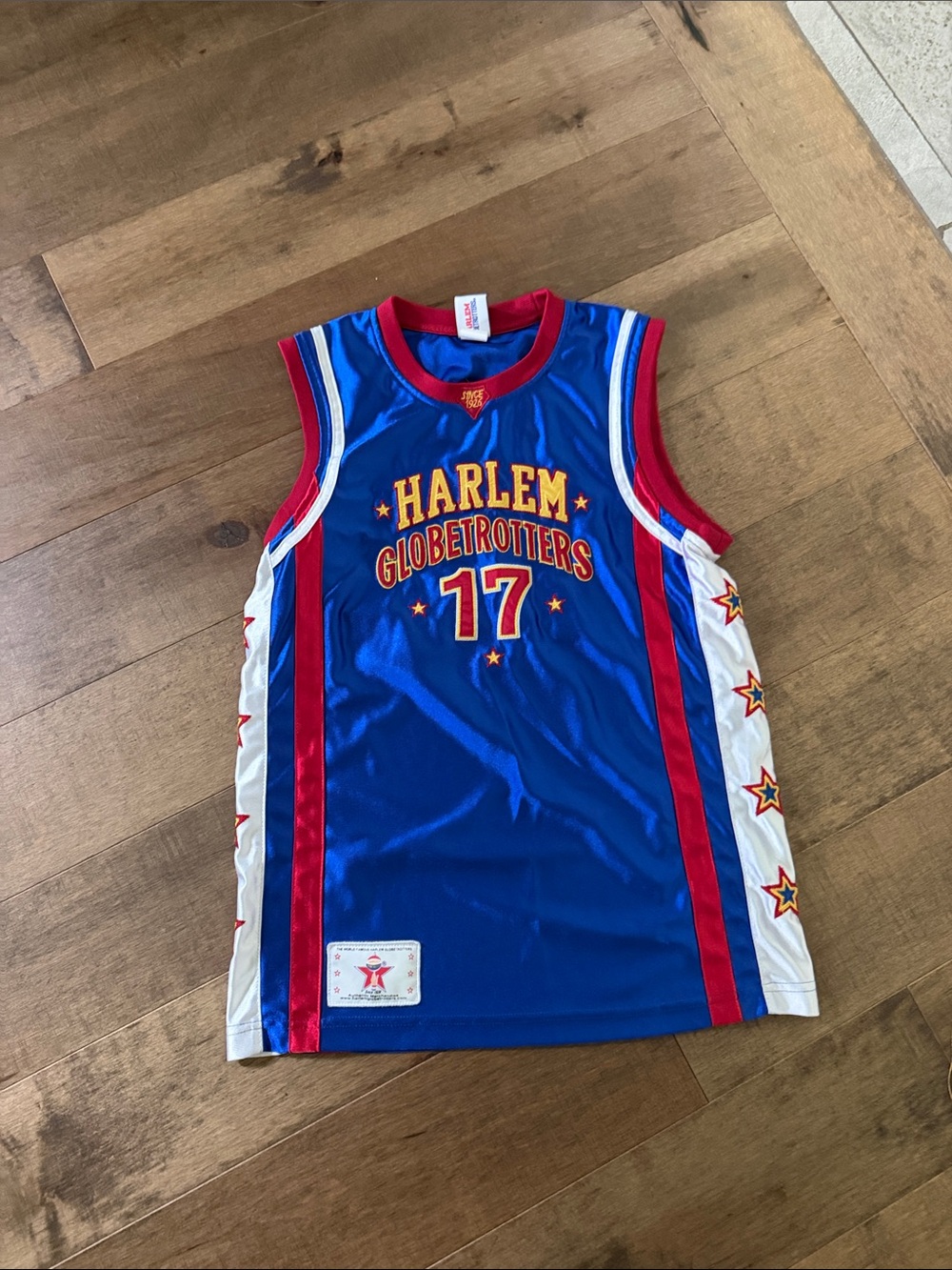 🎉Harlem Globetrotters Blue & Red Tank Jersey #17